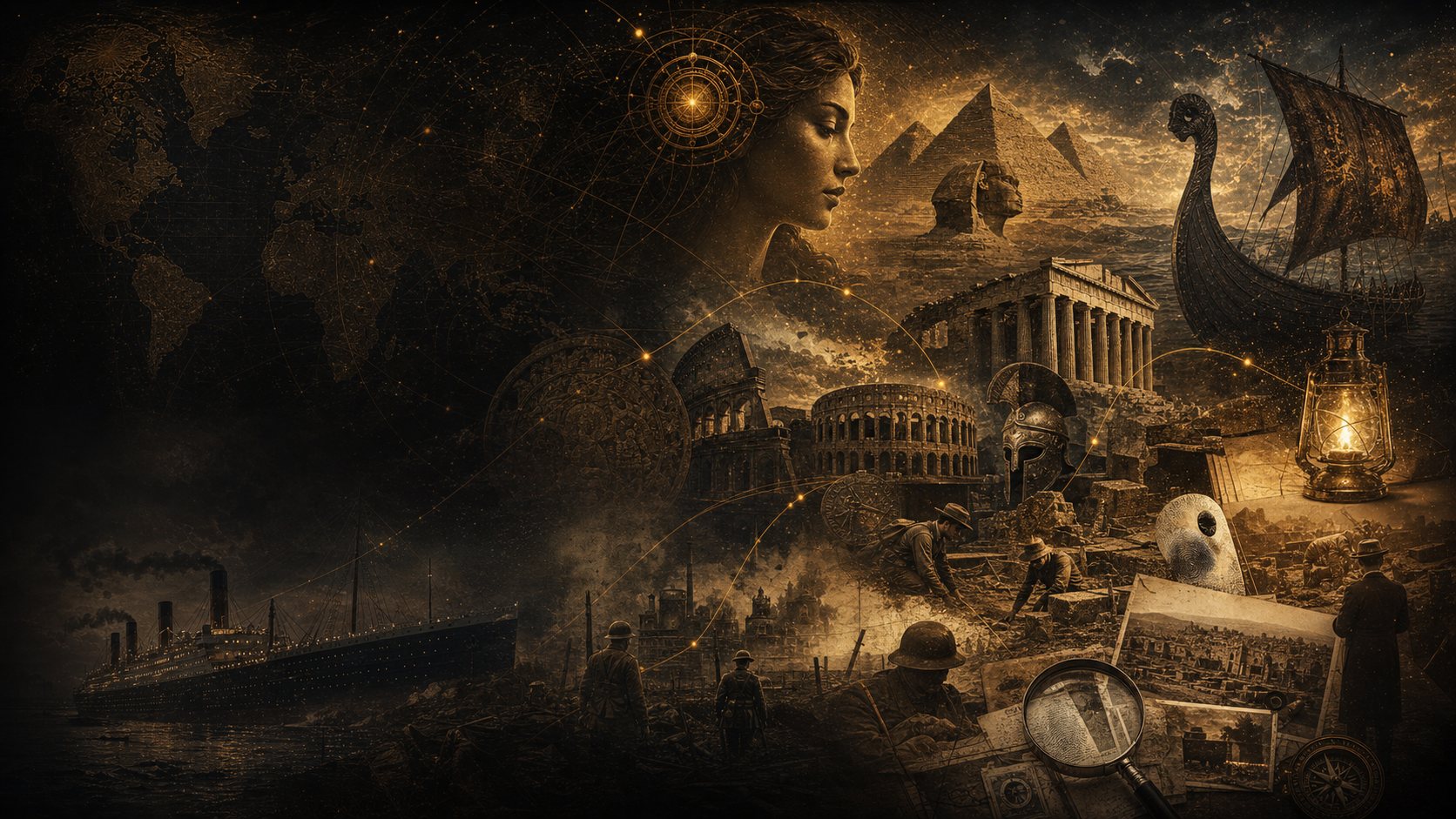 Universe Mining historical collage